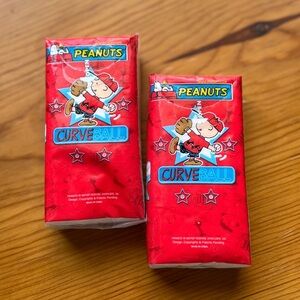 Vintage Collectible Peanuts SNOOPY White Tissues 2 Sealed Packs of 10 Tissues